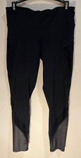 Champion Womens Ankle Leggings Yoga Pants Activewear Black Womens Size L Large