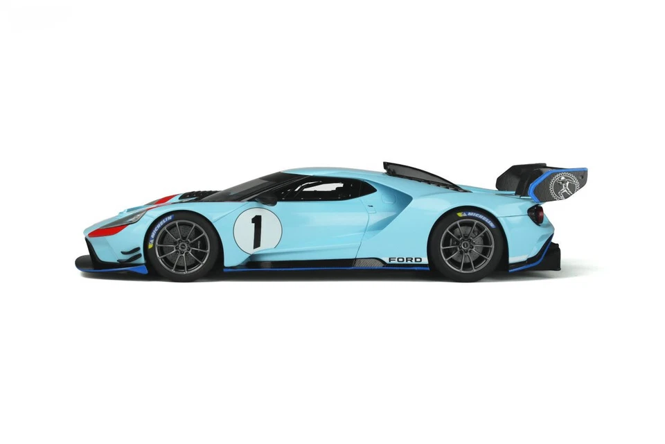 FORD GT MKII #1 Blu Chiaro 2021 GT SPIRIT GT867 1:18 RESINA USA - Immagine 2 di 4