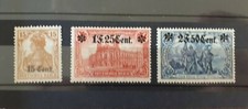 timbres Belgique : occupation Allemande cob n° OC 30, 36, 37 NEUF * 