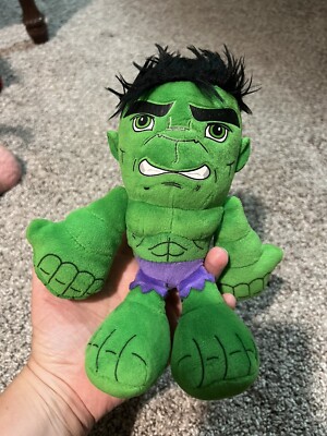 Marvel The Incredible Hulk Just Play Kids Plush Stuffed Toy 2017 Collectible