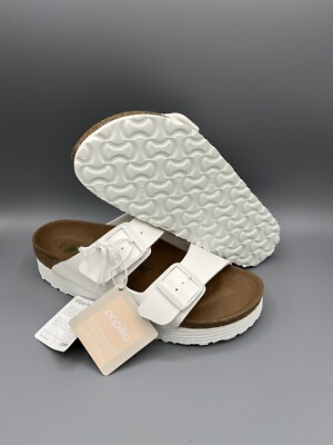 Women's Birkenstock Arizona Vegan Papillio Birko-Flor Platform