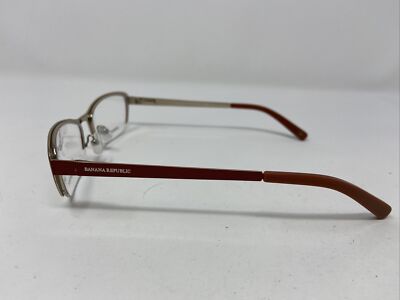 BANANA REPUBLIC EYEGLASSES FRAME FREDERICA 0DU4 53-18-135 RED HALF  display picture 1
