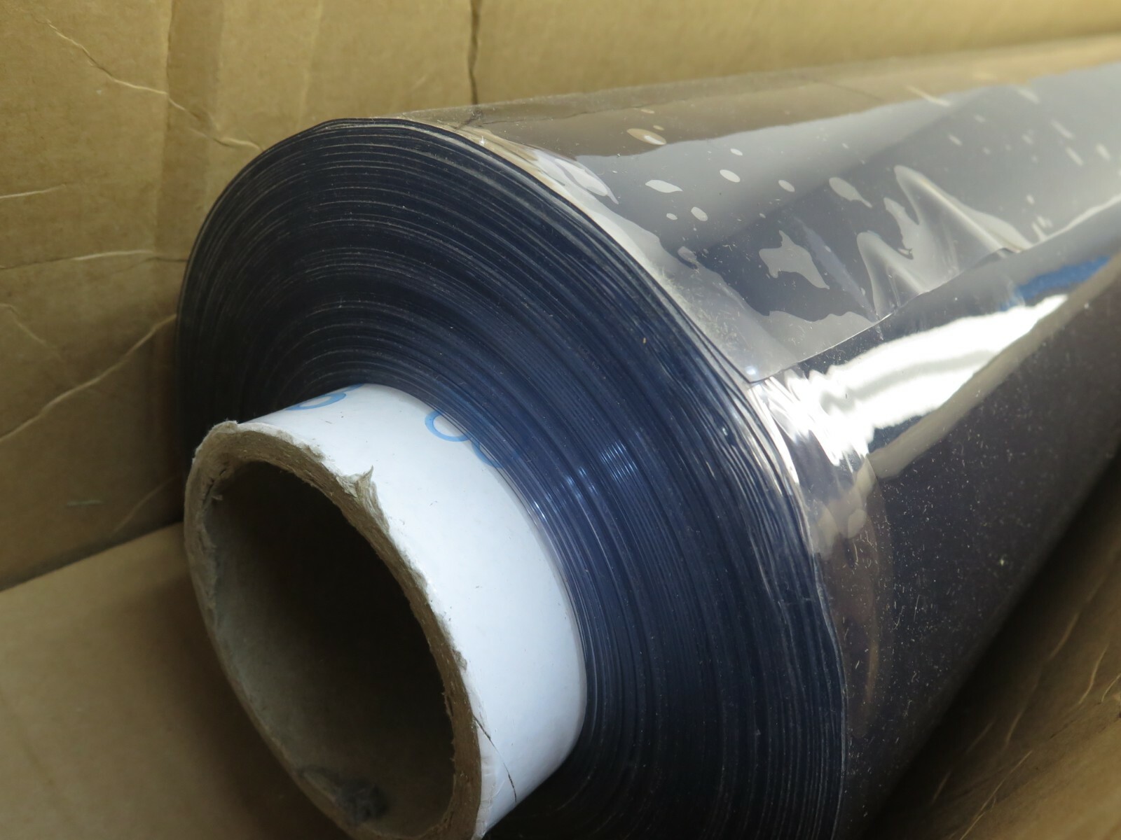 McMasterCarr Clear ChemicalResistant PVC Film Thick. 0.02" W 54