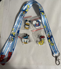 Disney Donald Duck Lanyard  Pins lot of 4