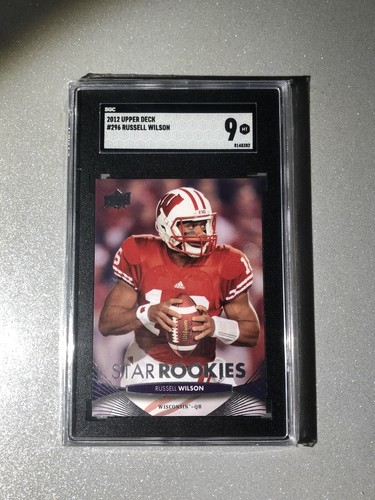 Russell Wilson #296 2012 Upper Deck card