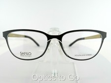 SAFILO SA-6045 ULS Brown / Gold 51-16-140 Eyeglass Frames Eyewear