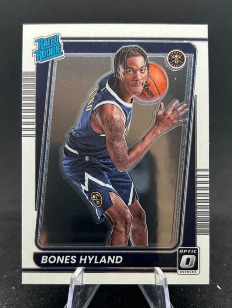 Bones Hyland 2021-22 NBA Panini Donruss Optic Base Rated Rookie #194 Nuggets