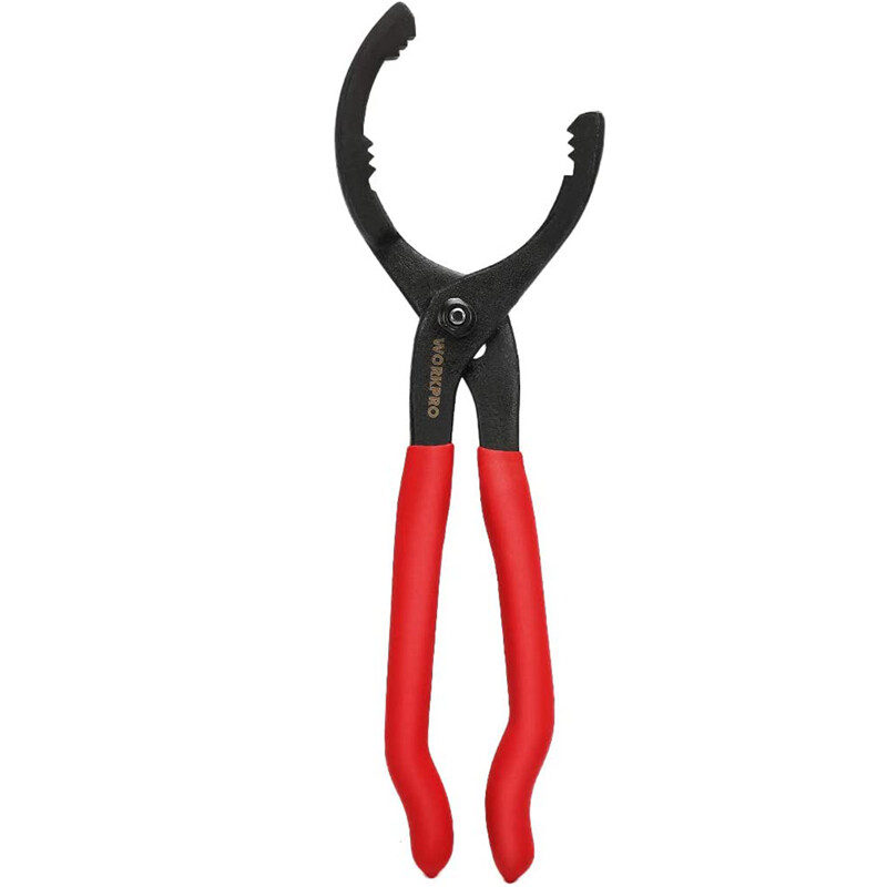 WORKPRO 12-in Adjustable Oil Filter Pliers Oil Filter Wrench Oil Filter Removal