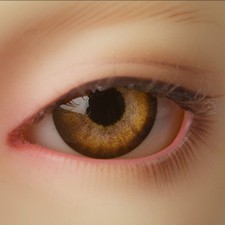 Dollmore 14mm acrylic eyes OOAK 14mm - Optical Half Round Acrylic Eyes MB09