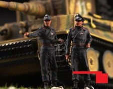 Homemade 1/72 German Armored Officer 2 Trooper Commander Finished Model