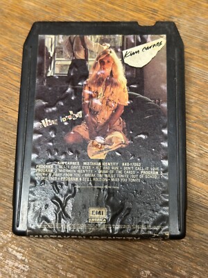Kim Carnes  mistaken identity  1981 play tested 8 track 8X017052
