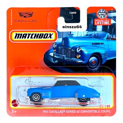Matchbox 2024 - 1941 Cadillac Series 62 Convertible Coupe - HVN85 - 59/100
