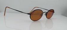 Vintage Charmant CH8350 Black Oval Sunglasses FRAMES ONLY Japan