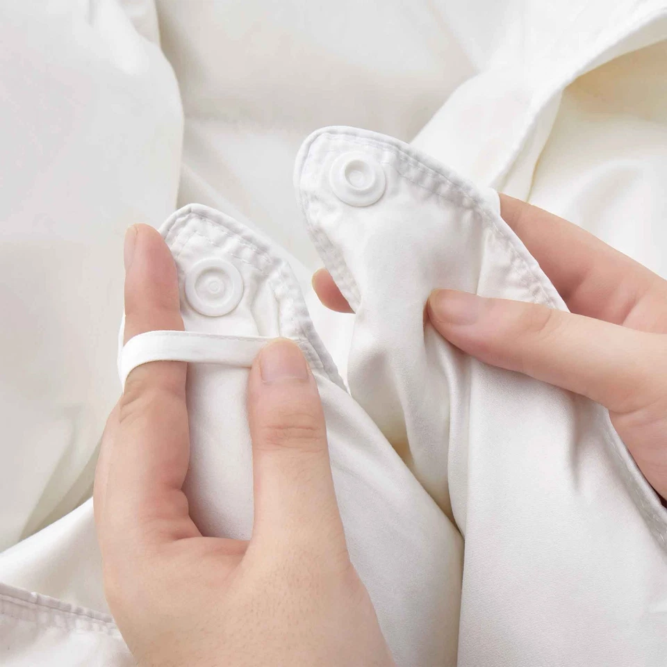 2 in 1 Duvet, 90% Down Comforter Set 800 Fill Power, 100% Cotton Shell 500TC - Image 3 of 4