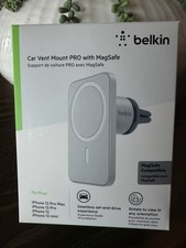 Belkin Car Vent Mount PRO for MagSafe for Apple iPhone Smartphones - Gray