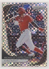 2020 Panini Prizm Tier III Power Plaid 60/75 Nick Castellanos Nicholas #205 05l6
