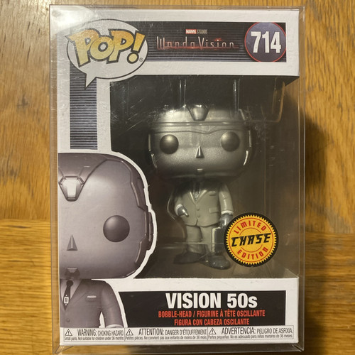 Funko POP! Vision 50s Chase 714 Marvel WandaVision Edición Limitada Exclusivo NUEVO - Imagen 1 de 6