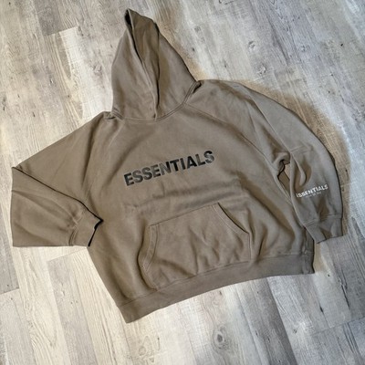Essentials Fear of God Brown Hoodie Original   Mens XL