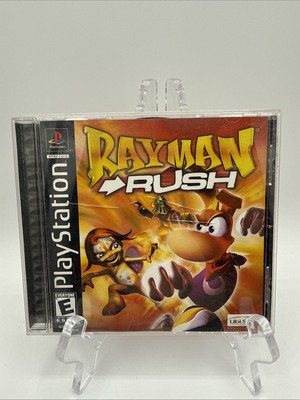 Rayman Rush Playstation 1 Game by Ubisoft Complete CIB Black Label