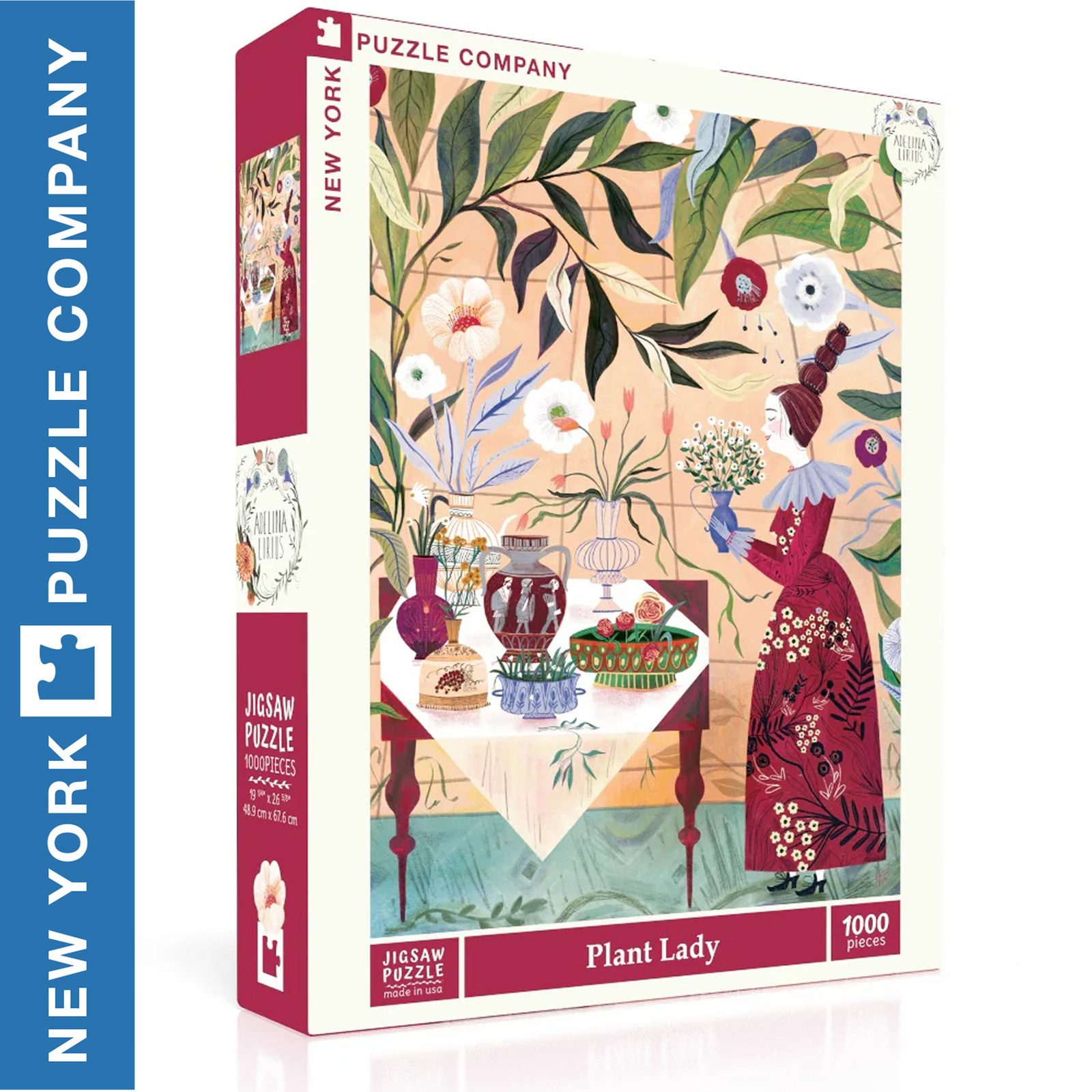 PLANT LADY New York Puzzle Company 1000pc Random Cut Jigsaw NPZAL2522