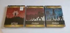 Marvel Steelbooks Ant-Man, Avengers, Avengers Age Of Ultron Best Buy Exclusives