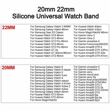 20mm 22mm Watch Band Replacement Silicone Quick Release For Smart Watch — image 7