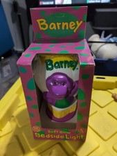 Vintage Barney the Dinosaur E127539 1992 Lyons Group Bedside Night Light Lamp