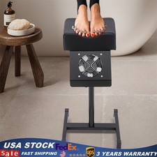 Adjustable Pedicure Stool Chair, Salon Lift Stool with Dust Cleaning Fan 22W