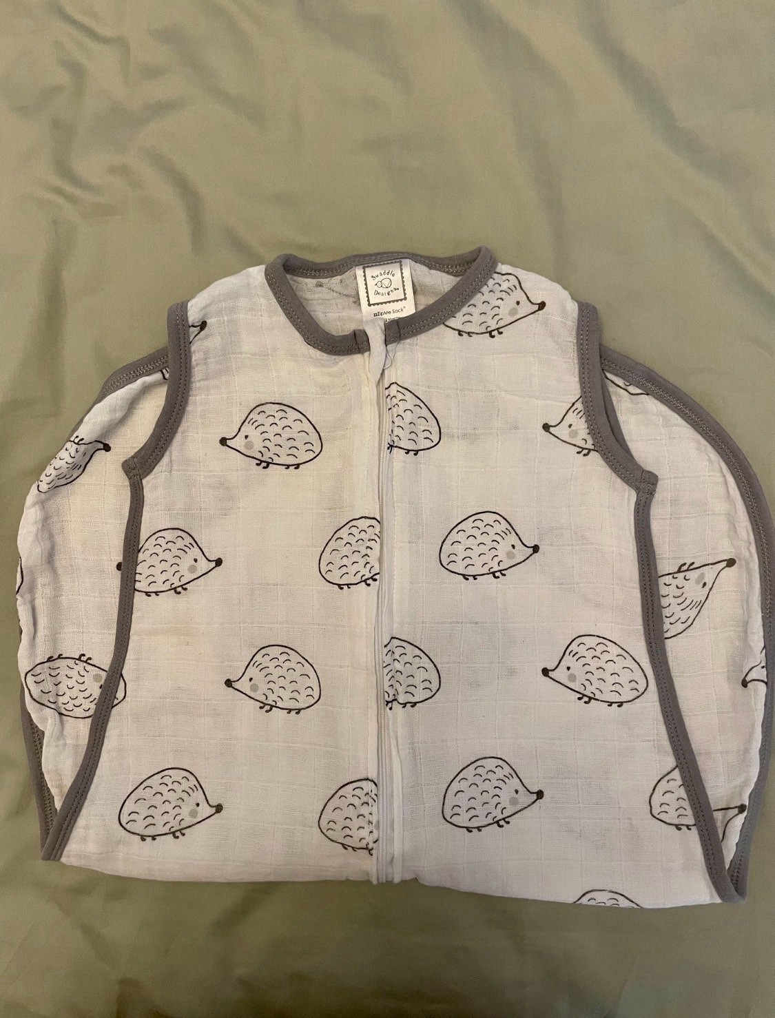 Baby Muslin Swaddle Me Sleep Sack, Wearable Blanket, 6-18 Months