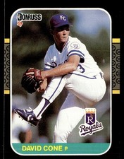 1987 Donruss David Cone Rookie Kansas City Royals #502