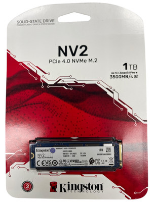Kingston NV2 PCIe 4.0 NVMe M.2 2280 1TB Internal SSD