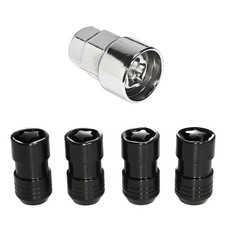 Black Wheel Locks Lug Nuts For Cars M14x1.5 Thread Size 1.57 Inch Height 6... Black Wheel Locks Lug Nuts For Cars M14x1.5 Thread Size 1.57 Inch Height 6...