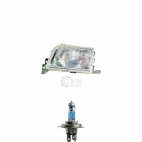 Halogen Scheinwerfer Frontscheinwerfer Links H4 FüR Renault Clio I Inkl. Lampen
