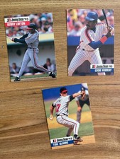 Lot Of 3 Jimmy Dean 1993 Baseball Cards: Kenny Lofton, Eddie Murray, Tom Glavine