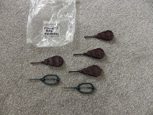 Set of 6 x Pellet Bag Feeders....Fishing Lake River Match