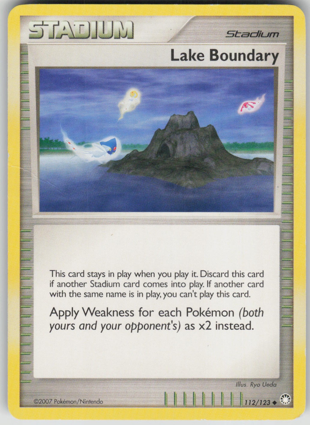 Pokemon TCG Lake Boundary Uncommon Mysterious Treasures 112/123