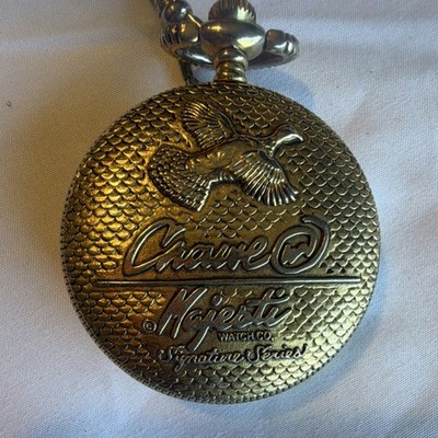 Majesti Phillip Crowe Signature Series Quartz Pocket Watch Fish