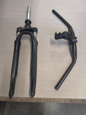 Federgabel 28 Zoll Kalkhoff Vorderrad Fahrradgabel +Original Lenker 