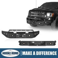 Hooke Road Steel Front Rear Bumper For 2009 2010 2011 2012 2013 2014 Ford F150 Hooke Road Steel Front Rear Bumper For 2009 2010 2011 2012 2013 2014 Ford F150