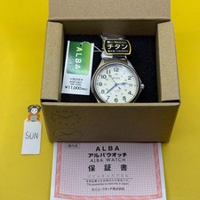SEIKO Watch ALBA Quartz Titanium Waterproof AQPJ401 Men's Watch NEW from Japan