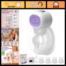 Hands-Free Wearable Electric Breast Pump - 4 Modes, 12 Levels, Memory Function