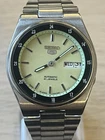 Vintage Seiko5 Automatic Men’s Watch 21Jewels Yellow Dial Japan Made Spar/Repair
