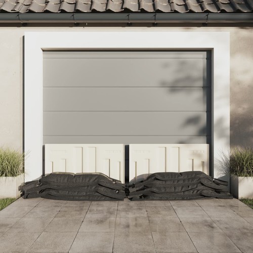 10 Sacchi Di Sabbia Vuoti Per Protezione Inondazioni - 50x60 Cm Con Laccetto, Tessuto Resistente Anti Strappo