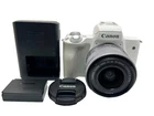 [Almost MINT] CANON EOS Kiss M White 24.1MP Mirrorless Digital Camera /EOS M 50