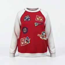 Disney Parks Walt Disney World Mickey Mouse Raglan Sweatshirt NWT Womens XL