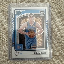 2024-25 Donruss Optic Rated Rookie Nikola Topic RC Oklahoma City Thunder #278