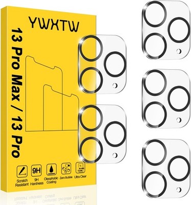 iPhone 13 Pro Max/13 Pro Lens Protector 5 Pack Tempered Glass HD Night Mode