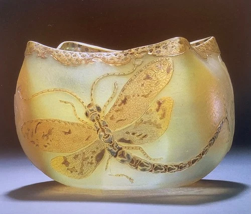 Daum Nancy Glass Bowl, Lalique, Tiffany, Emile GALLE, Christie’s 1995 Catalog,