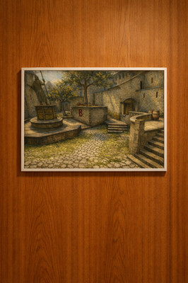 Counter Strike Cobblestone Oil Painting's | CS2 Gaming Poster | CSGO Fan Art