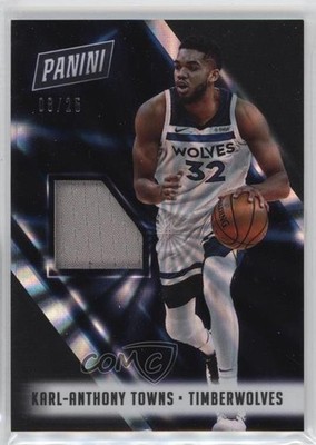 2018 National Convention Relics Rainbow Spokes 8/25 Karl-Anthony Towns #KAT 7gk